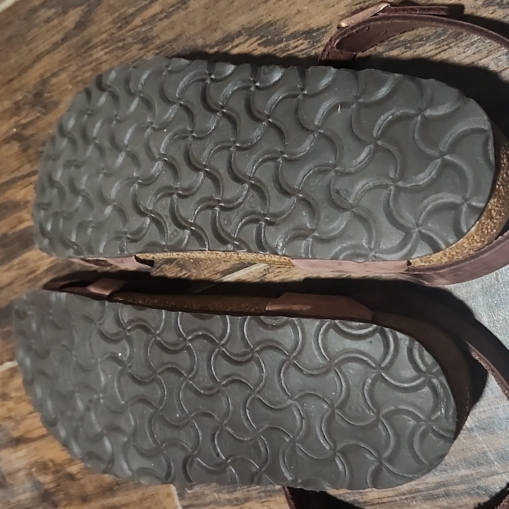 Birkenstock Dark Brown Strappy Sandals - Picture 6 of 6